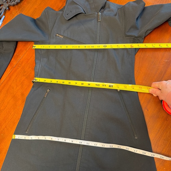 Nau Black Collared Zip Up Coat XS - Picture 8 of 10
